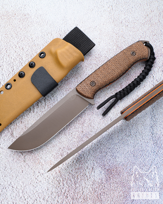 NÓŻ SURVIVALOWY RATEL II 31 MICARTA  NMV TD