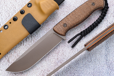 NÓŻ SURVIVALOWY RATEL II 31 MICARTA  NMV TD