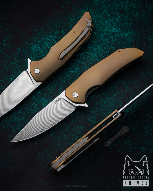 NÓŻ SKŁADANY FOLDER DRAGONFLY 213 ALLEIMA HERMAN KNIVES