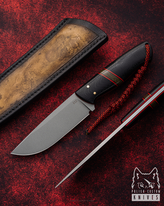 NÓŻ SURVIVALOWY EDC WDOWA S 28 D2 K110 G10 TD