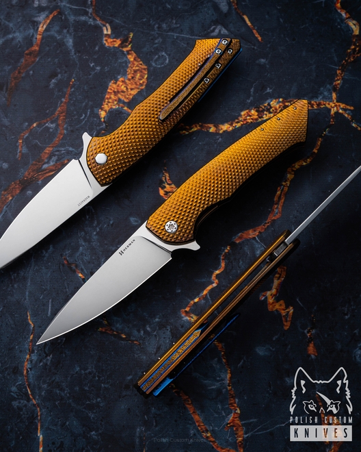 NÓŻ SKŁADANY FOLDER SLIM #0661 MAGNACUT HERMAN KNIVES