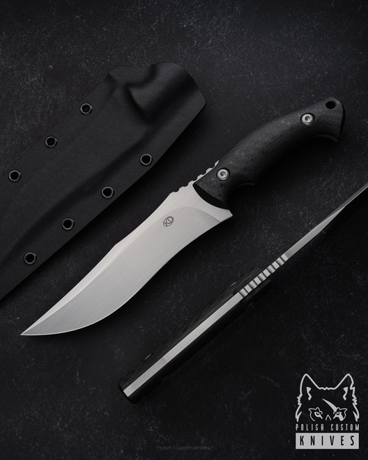 DUŻY NÓŻ TAKTYCZNY CHIMERA 1 M390 CARBON FIBRE KD
