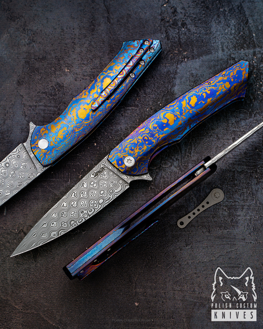 NÓŻ SKŁADANY FOLDER SLIM 2 TIMASCUS HERMAN 