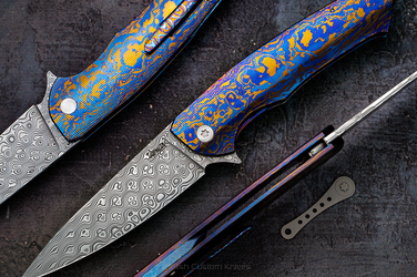 NÓŻ SKŁADANY FOLDER SLIM 2 TIMASCUS HERMAN 