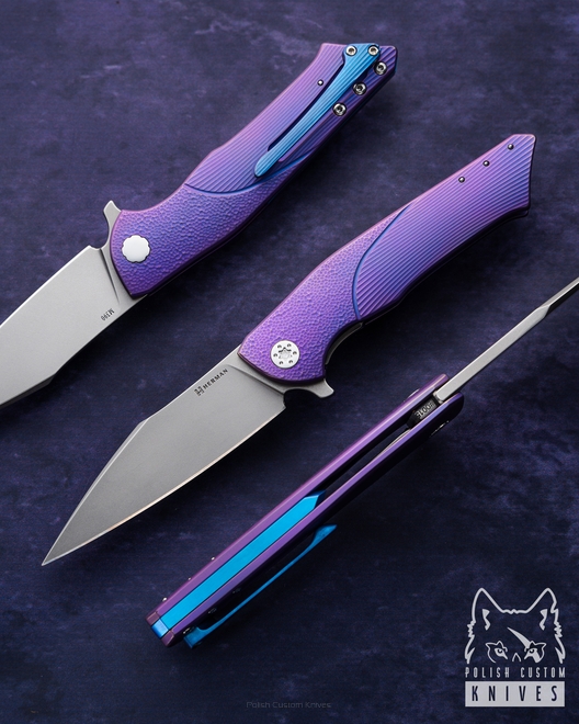 NÓŻ SKŁADANY FOLDER BEE 15 M390 HERMAN KNIVES