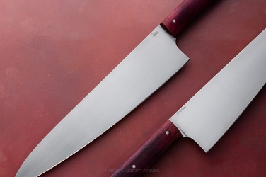 NÓŻ KUCHENNY CHEF 210 29 BRZOZA STABILIZOWANA D2 K110 PABIŚ KNIVES