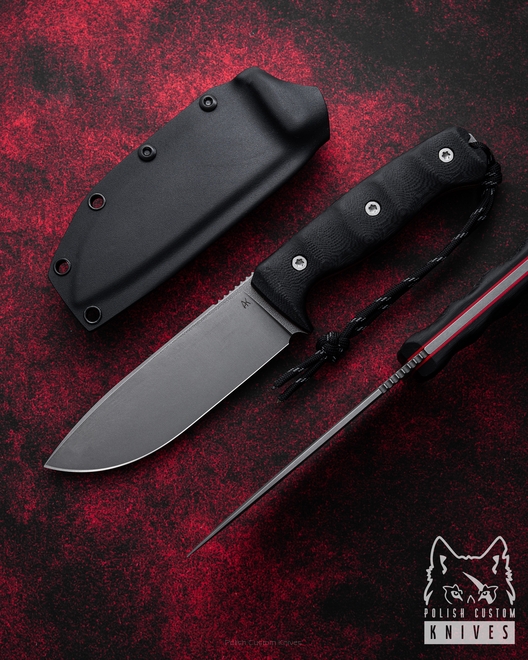 NÓŻ SURVIVALOWY MYŚLIWSKI ODC 125 20 VANADIS 4E G10 AK