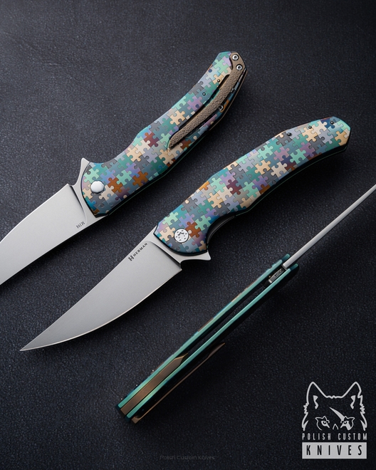 NÓŻ SKŁADANY FOLDER ISHTAR 604 M398 HERMAN KNIVES