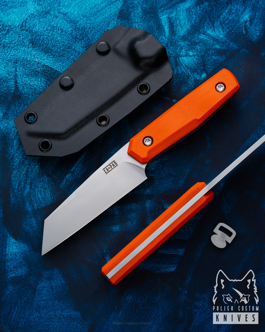 NÓŻ SURVIVALOWY GEO ORANGE  NC11LV G10 ZAPAS KNIVES