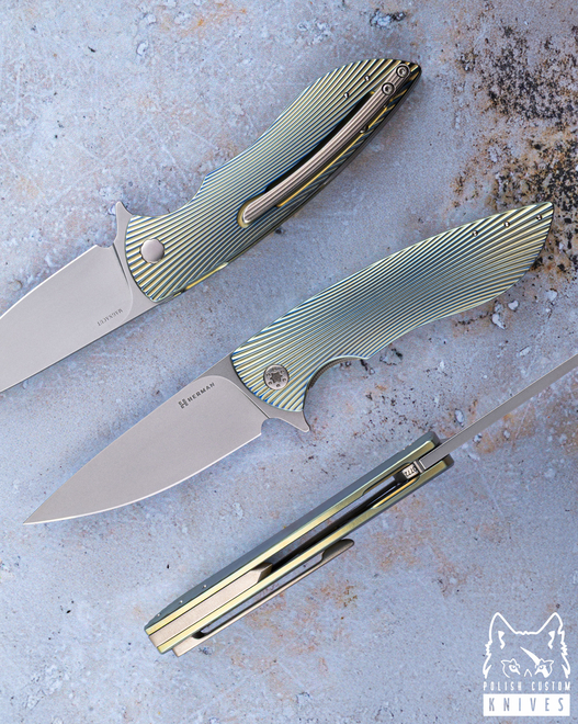NÓŻ SKŁADANY FOLDER STING #0772 MAGNACUT HERMAN KNIVES