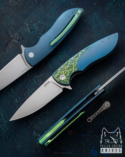NÓŻ SKŁADANY FOLDER STING 452 MAGNACUT HERMAN KNIVES