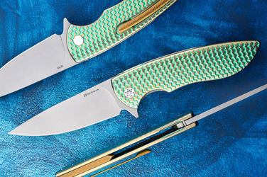 NÓŻ SKŁADANY FOLDER STING #0919 M390 HERMAN KNIVES