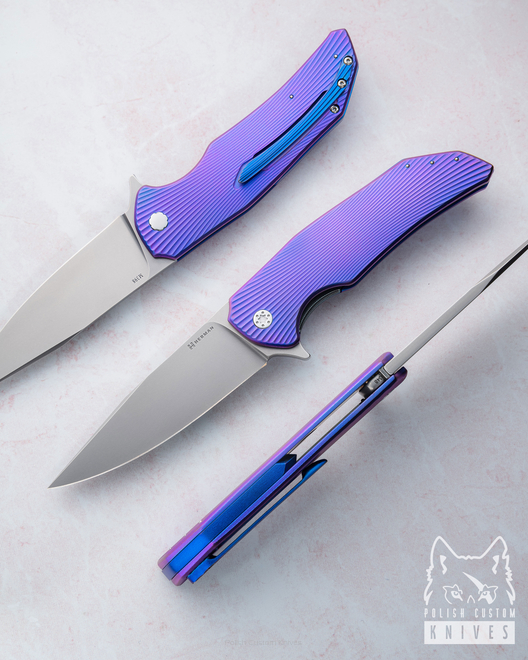 NÓŻ SKŁADANY FOLDER DRAGONFLY 348 M398 HERMAN KNIVES