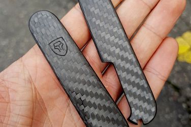 Okładziny do scyzoryka Victorinox 91mm "Crest" Polerowane