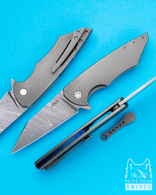 NÓŻ SKŁADANY FOLDER VESPERTILIO 31 DAMASTEEL HERMAN