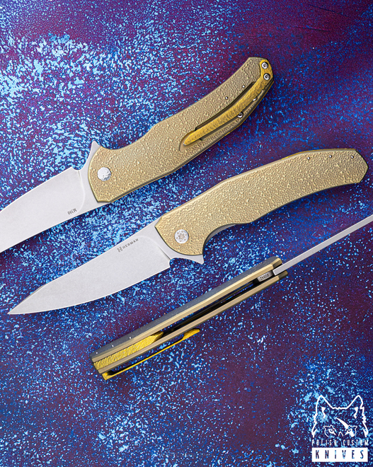 NÓŻ SKŁADANY FOLDER ISHTAR #0842 M390 HERMAN KNIVES