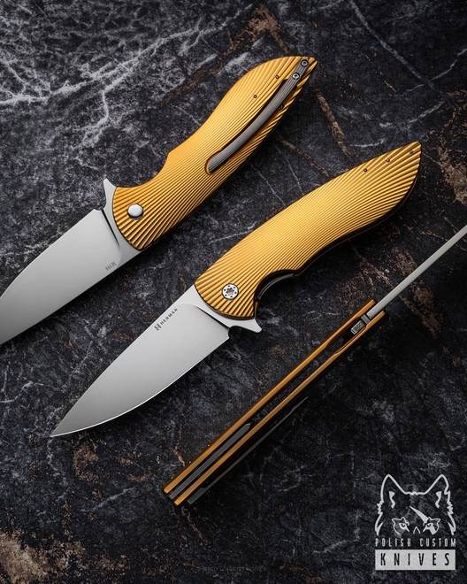 NÓŻ SKŁADANY FOLDER BIG STING #0016 M398 OERLIKON HERMAN KNIVES