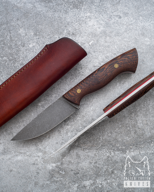 HUNTER WENGE, PINY MOZAIKOWE + SKÓRA CZARNA ML TD