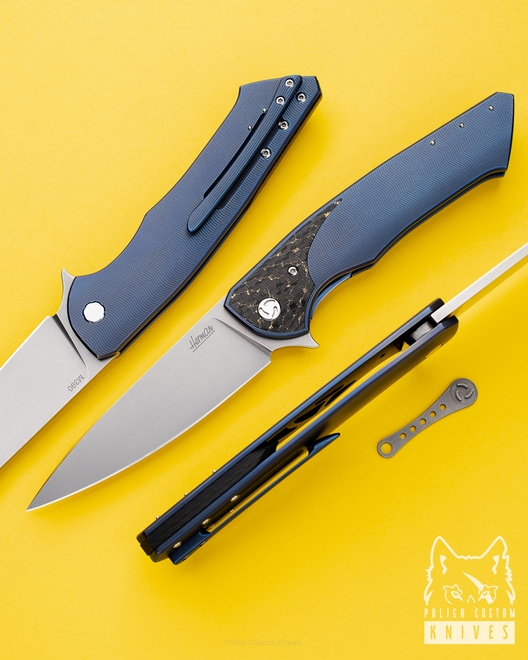 NÓŻ SKŁADANY FOLDER SLIM 34 M390 HERMAN 