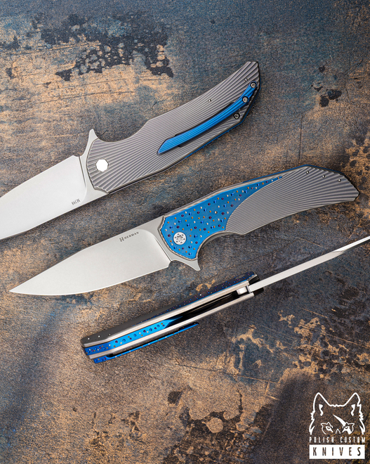 NÓŻ SKŁADANY FOLDER DRAGONFLY #0521 M398 HERMAN KNIVES