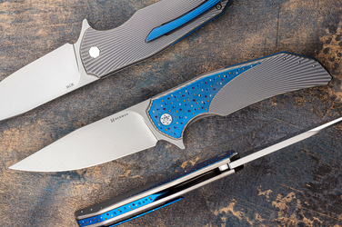 NÓŻ SKŁADANY FOLDER DRAGONFLY #0521 M398 HERMAN KNIVES