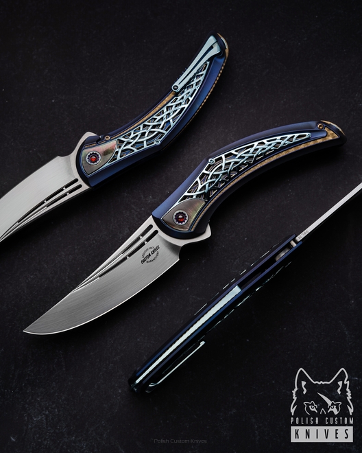 NÓŻ SKŁADANY FOLDER OLVAR #1 OF 33 RWL34 LESBAR KNIVES