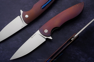 NÓŻ SKŁADANY FOLDER BIG STING #0020 M398 HERMAN KNIVES