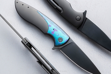 NÓŻ SKŁADANY FOLDER STING #0598 M398 DLC LEWORĘCZNY HERMAN KNIVES