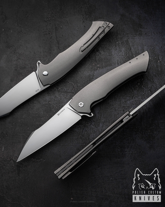NÓŻ SKŁADANY FOLDER OVIUM GENERACJA 2 #0143 M398 HERMAN KNIVES