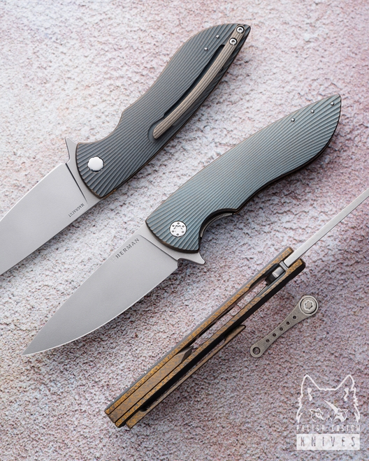 NÓŻ SKŁADANY FOLDER STING 480 MAGNACUT HERMAN KNIVES