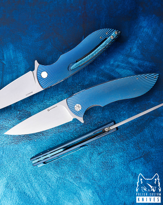 NÓŻ SKŁADANY FOLDER STING #0884 MAGNACUT HERMAN KNIVES