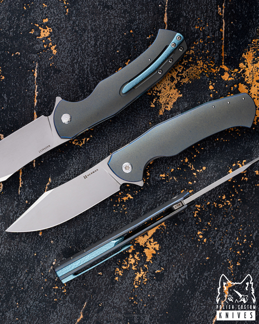 NÓŻ SKŁADANY FOLDER MANTIS #0439 MAGNACUT HERMAN KNIVES
