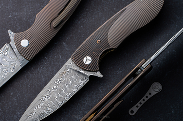 NÓŻ SKŁADANY FOLDER STING 168 DAMASTEEL HERMAN