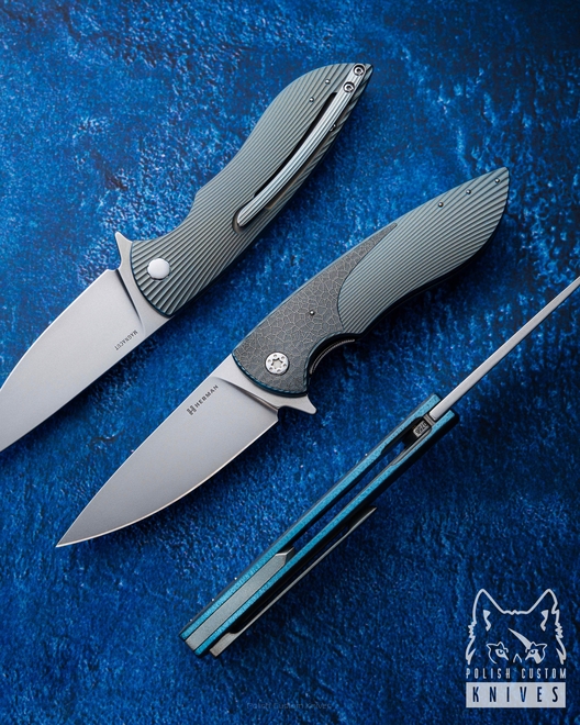 NÓŻ SKŁADANY FOLDER STING #0756 MAGNACUT HERMAN KNIVES