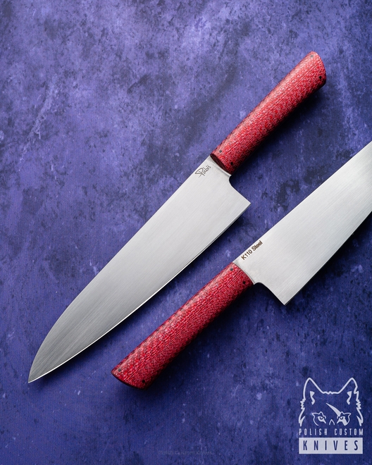 NÓŻ KUCHENNY SZEFA KUCHNI CHEF 210 6 RED TWILL D2 PABIŚ