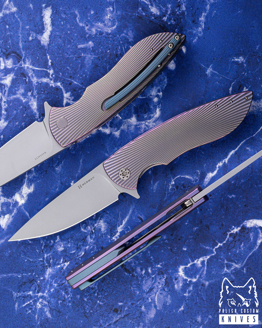 NÓŻ SKŁADANY FOLDER STING #0774 MAGNACUT HERMAN KNIVES
