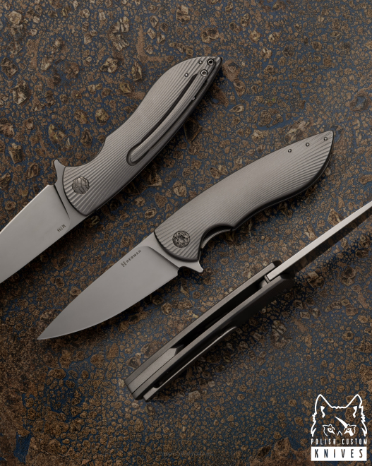 NÓŻ SKŁADANY FOLDER MICRO STING #0374 M398 HERMAN KNIVES