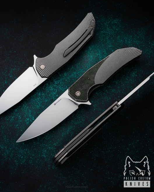 NÓŻ SKŁADANY FOLDER DRAGONFLY #0402 M390 HERMAN KNIVES