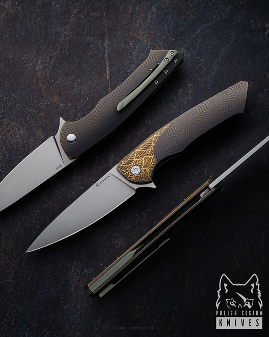 NÓŻ SKŁADANY FOLDER SLIM 397 M390 HERMAN KNIVES