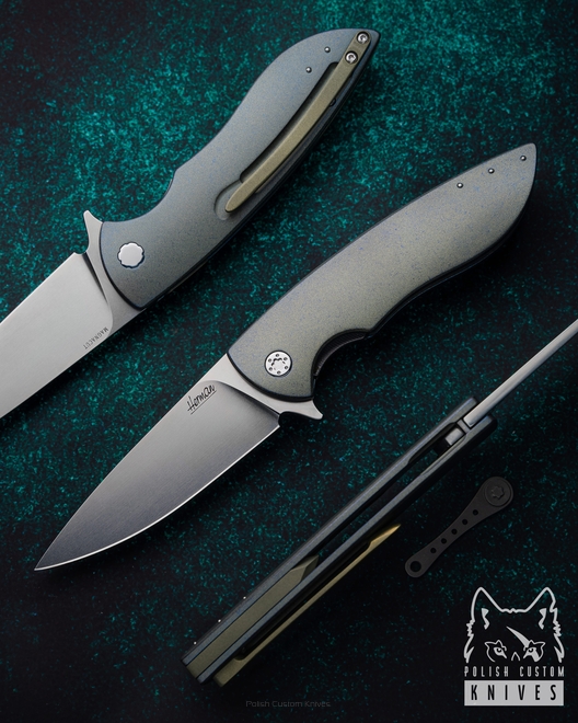 NÓŻ SKŁADANY FOLDER STING 428 MAGNACUT HERMAN KNIVES