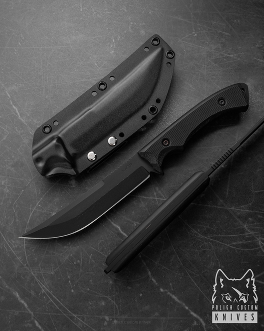 NÓŻ TAKTYCZNY PHANTOM BLACK G10 LKW KNIVES