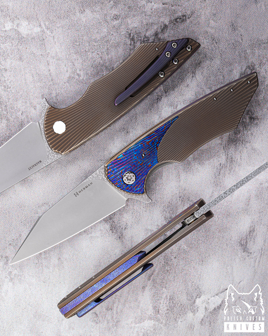 NÓŻ SKŁADANY FOLDER VESPERTILIO #0209 MAGNACUT HERMAN KNIVES