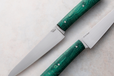 NÓŻ KUCHENNY POMOCNIK 120 16  K110 KLON PASIASTY ZIELONY PABIŚ KNIVES
