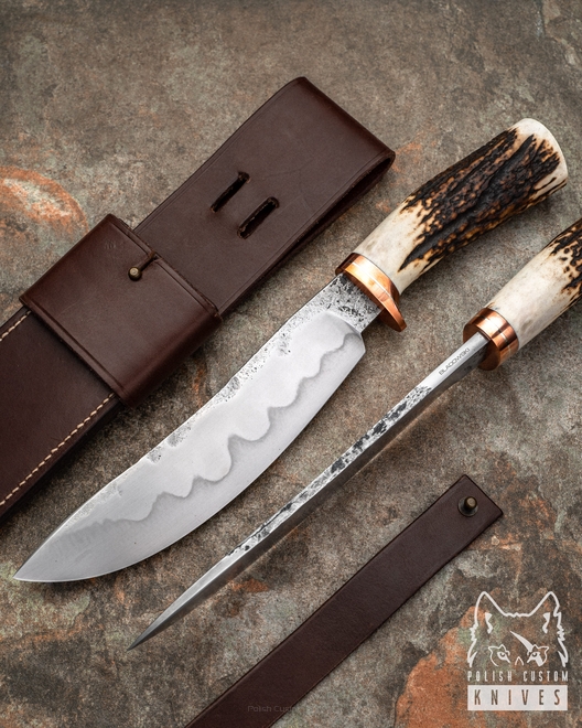 NÓŻ TAKTYCZNY HUNTERS BOWIE HARTOWANY SELEKTYWNIE