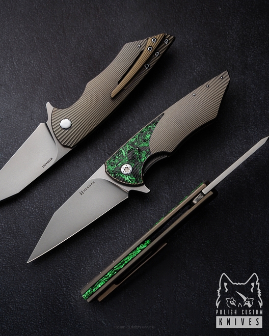 NÓŻ SKŁADANY FOLDER VESPERTILIO #0241 MAGNACUT HERMAN KNIVES