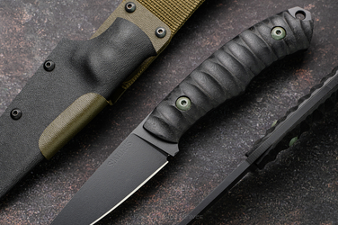 NÓŻ MYŚLIWSKI SURVIVALOWY POGWIZD HUNTER 14 MICARTA SIMON'S