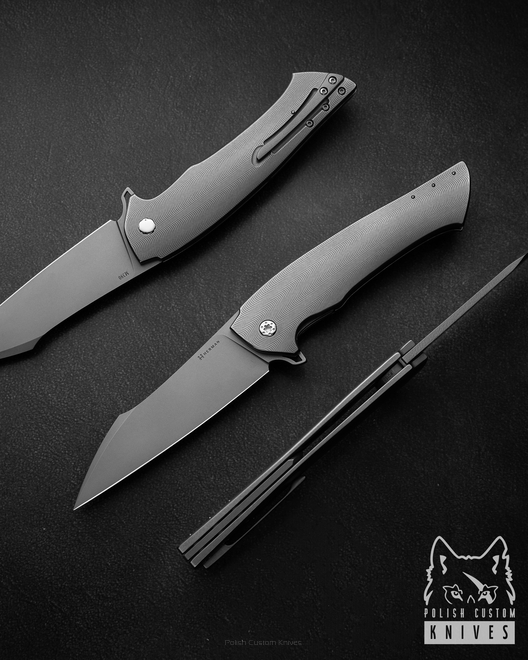 NÓŻ SKŁADANY FOLDER OVIUM GENERACJA 2 #0156 M390 HERMAN KNIVES