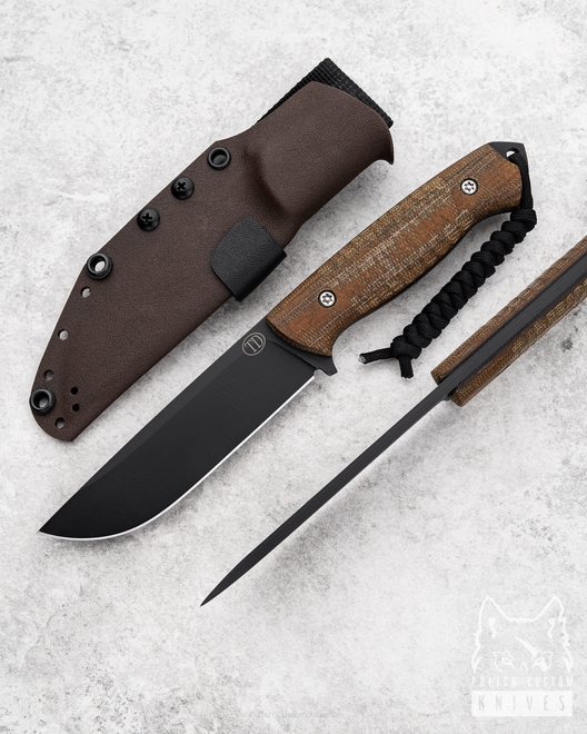 NÓŻ SURVIVALOWY RATEL II MICARTA  NZ3 13 TD