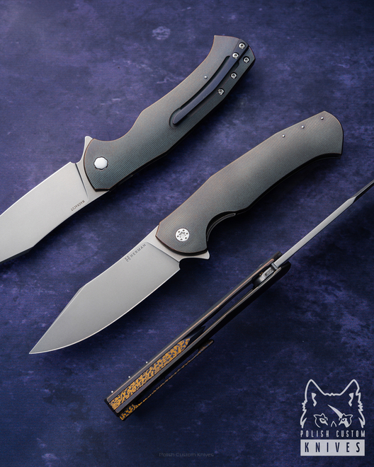 NÓŻ SKŁADANY FOLDER MANTIS 208 MAGNACUT HERMAN KNIVES