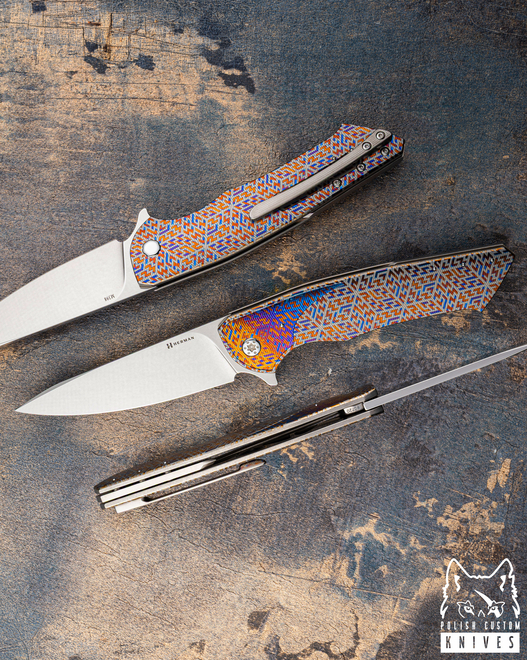 NÓŻ SKŁADANY FOLDER SLIM #0720 M398 HERMES ( C0070 ) HERMAN KNIVES